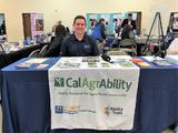 CalAgrAbility booth at SALUD Outreach Fair