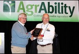 Tim Prather, Tennessee AgrAbility PI, receiving BNG award