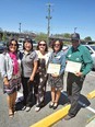 NC AgrAbility staff with 2 Whitaker Farm graduates