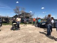 Occupational and physical therapists on local farm field trip