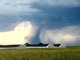 Tornado on Pine Ridge Reservation, SD