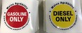 Safety stickers for tractor and equipment operators