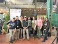 Kendra Martin (center with vest) with group at PA Farm Show