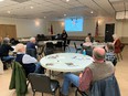 Betty Rodriguez sharing at the NC AgriShop Series