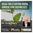 Ideas for Starting Rural Agriculture Businesses poster