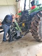 Jiffy Hitch on back of tractor