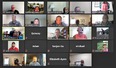 Computer screen view of ZOOM meeting with 19 faces showing for NC AgrAbility Extension agent training