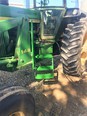 Picture of 3 green steps added to a John Deere tractor