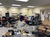 Room full of tools and home medical equipment at FODAC