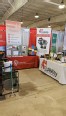 AgrAbility of WI booth in a large event room.