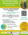 Poster advertising FARM FAMILIES COPING WITH DEMENTIA - FFCD