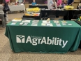 MO AgrAbility display table at the Community Resources Fair and Disability Expo.