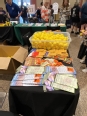 Display table at the Community Resources Fair and Disability Expo.