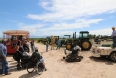 Tiffany Sanchez speaks with Day on the Farm attendees about how she uses both her Action Trackchair as well as her LifeLyfts by Life Essentials Truck Lift.