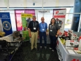 Dick Straub - Chuck Baldwin - and Michelle Bachand at the AgrAbility booth at World Dairy Expo