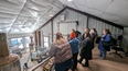 An NTW group on tour at the Iron Fish Distillery